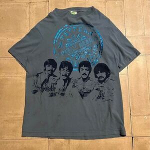 2005 The Beatles lonely hearts blue tshirt